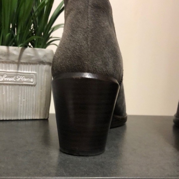 Vince suede wedge ankle boot - Picture 4 of 7